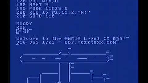 #FujiNet Simple terminal emulator using N: device.