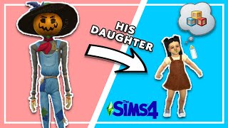 patchy's daughter is ADORABLE || Sims 4 Occult Baby Challenge #4