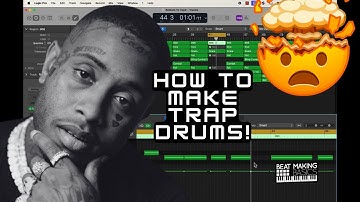 HOW TO MAKE TRAP DRUMS IN LOGIC PRO X