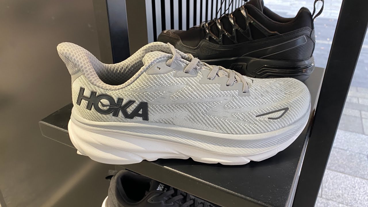 HOKA CLIFTON 9 (Harbor Mist/Black) - Style Code: 1127895-HMBC - YouTube