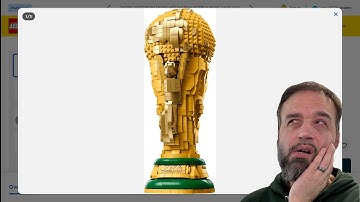 Officiële onthulling en gedachten over de replica van de LEGO FIFA World Cup-trofee! #NietGespons...
