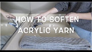 How to Soften Acrylic Yarn