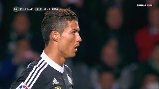 Cristiano Ronaldo vs Elche Away (English Commentary) 14-15 HQ