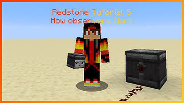 How do observers work in Minecraft {5}