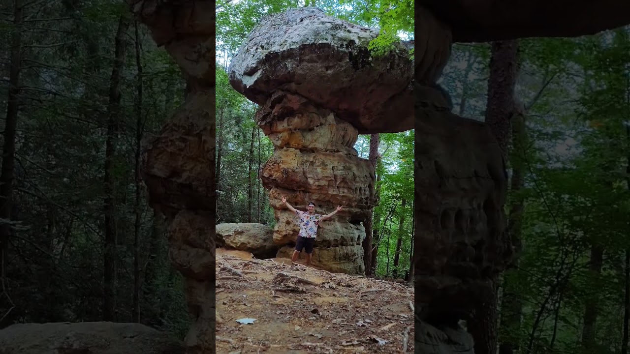 Mushroom Rock near Chattanooga Tennessee