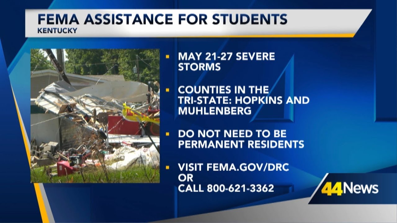 FEMA assistance available for some students in local Kentucky counties ...