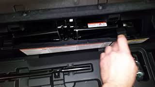 2014-2018 Toyota Highlander SUV - Floor Jack & Lug Nut Wrench Location - Cargo Area