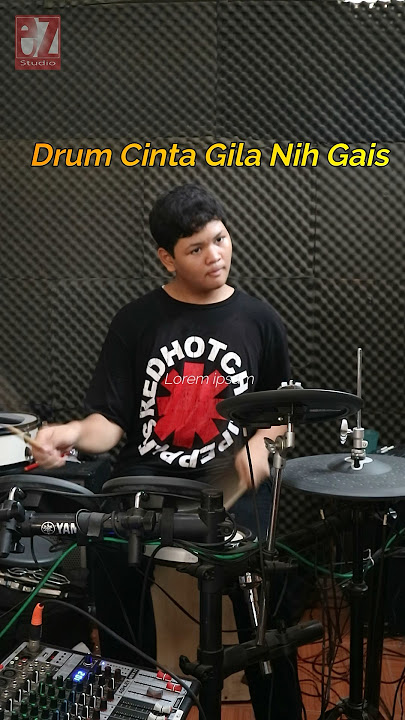 Cinta Gila Interlude Bass (Drum Cover) #bassmachine #bombthebass #drumreels #drumcover #drumshorts