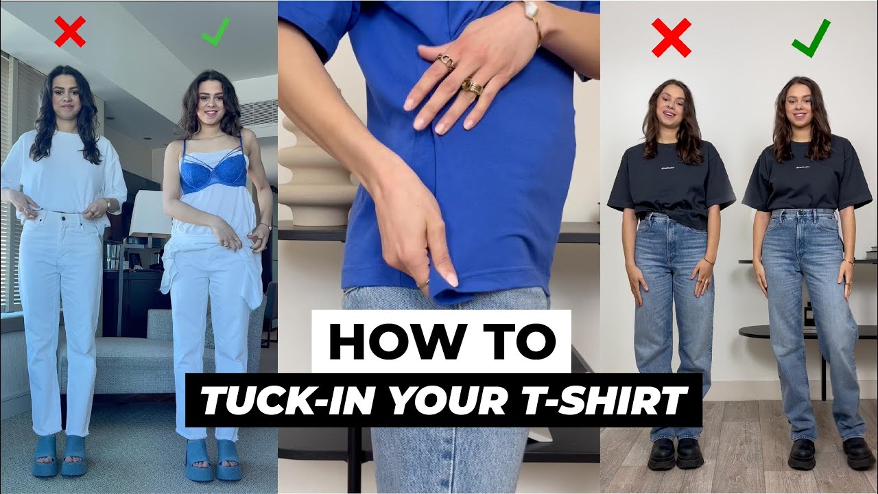 How to tuck in shirt, T-shirt, sweater - Guide • DRESS Magazine