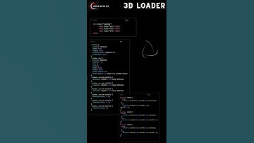 3D loader HTML CSS #shorts