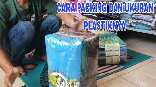 cara packing baju dan ukuran plastiknya di laundry kiloan