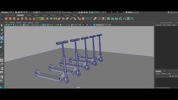 Tutorial on Modeling a Toy Scooter in Maya ( Part 2)