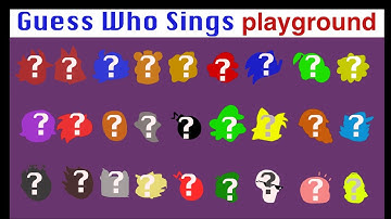 FNF Character Test | Gameplay VS My Playground | Guess Who Sings