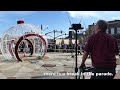 Basic sound system setup pa with wireless mics for a city parade  event 49