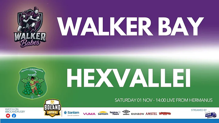 Sanlam Boland Super 8: WALKERBAY vs HEXVALLEI