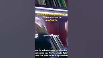 Luminária Led com Sensor de Presença. Kit com 2  #shopee