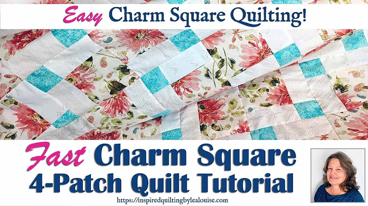 Super Easy Charm Square 4-Patch Quilt Block Tutori...