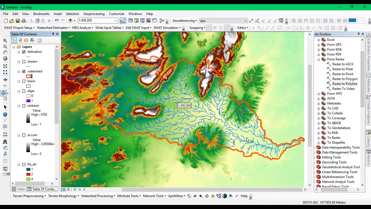 Watershed Delineation Using ArcGIS 10.3 YouTube