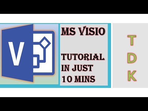 visio flowchart  2022 New  MicroSoft Visio in Just 10 mins - Create flow diagram, process charts in minutes