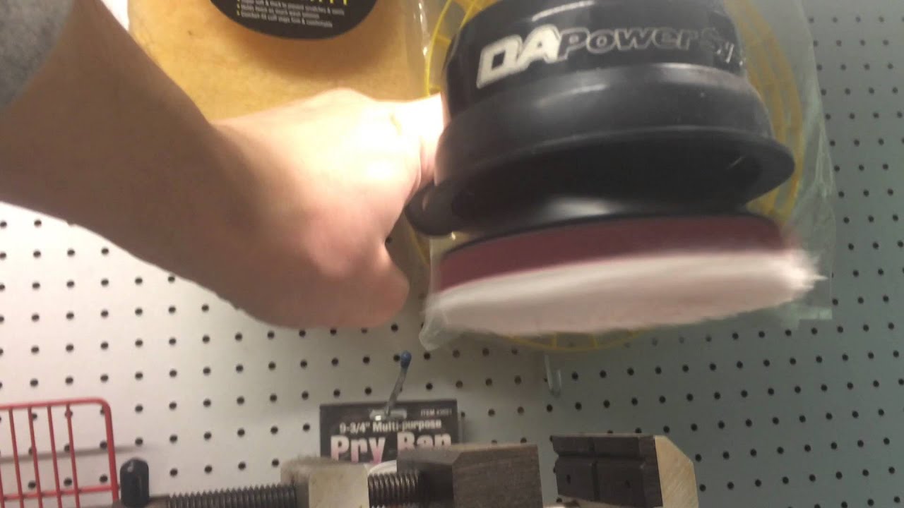 Meguiar's DA Power System on Drill Press YouTube