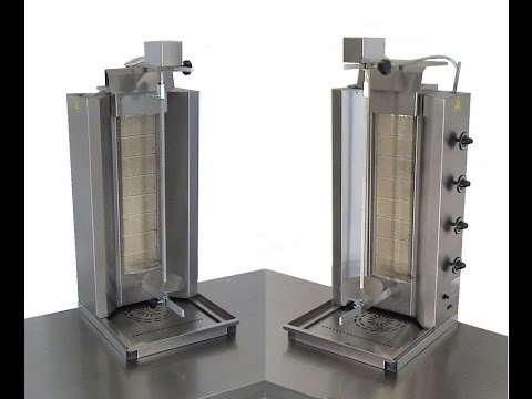 Γύρος Αερίου 4 Διακοπτών έως 85 kg Κρέας  Gas Gyros or Kebab Grills -max. 85 kg