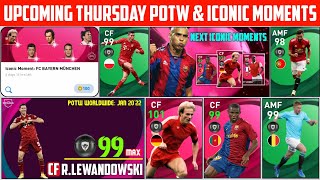 Upcoming Thursday(20/01/2022) Confirmed Potw & Iconic Moments | Pes2021 Mobile