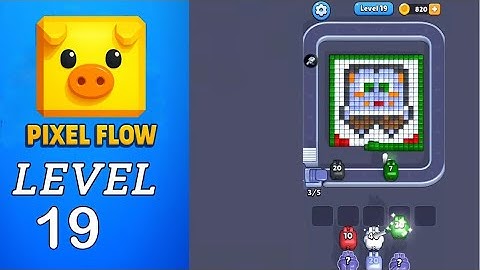 Pixel Flow Level 19 Walkthrough