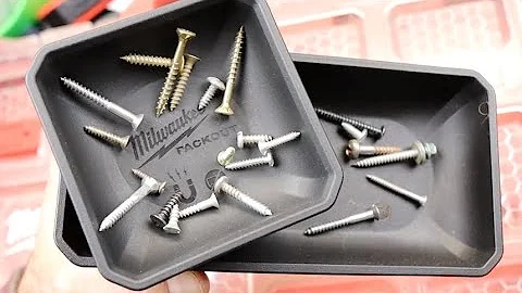 Milwaukee PACKOUT Magnetic Parts Trays: At $10and $15, they are great even you don't PACKOUT yet.