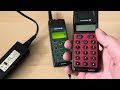 Ericsson ga628 and ericsson a1018s vintage retro portable device mobile cell phone test charge