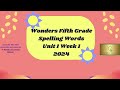 Fifth Grade Spelling and Phonics Quiz