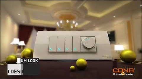 Platimun Range of Modular Switch Plates for CONA