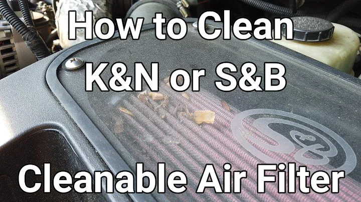 How to Clean K&N or S&B Cleanable Air Filter