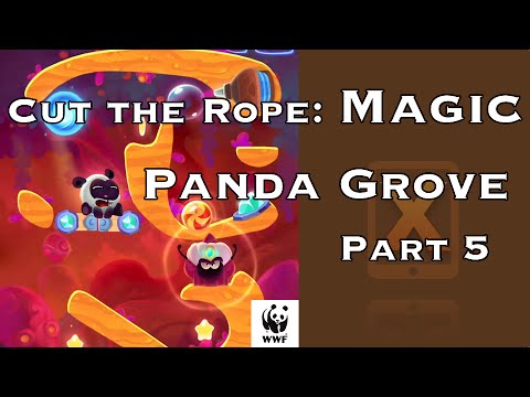 Cut the Rope: Magic - Bamboo Grove Gameplay (Panda Levels) - iOS