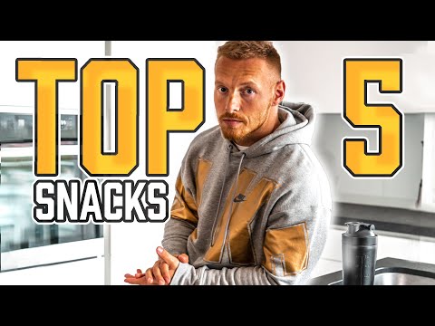 TOP 5 Fitness SNACKS mit viel PROTEIN für unterwegs | Die besten Zwischenmahlzeiten in der Diät