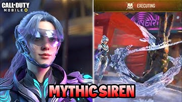 Mythic Siren First Look & New Execution CODM | Mythic Siren Trailer in COD Mobile