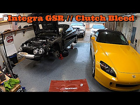 Integra GSR Hydro Clutch Bleeding