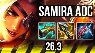 SAMIRA &amp; Pantheon vs CAITLYN &amp; Zilean (ADC) | 60K damage | KR Master | 26.3