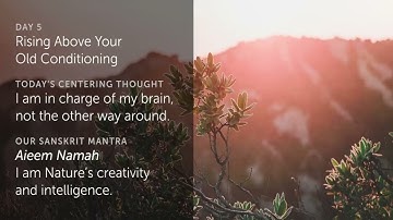 Day 05 | Getting Unstuck: Creating a Limitless Life | 21 Day Meditation Challenge | Deepak & Oprah