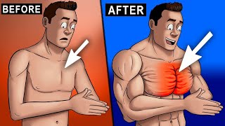 TOP 5 BEGINNER EXERCISE TO REDUCE CHEST FAT & MAN BOOBS IN 1 WEEK AT HOME