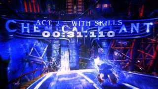(Best Known Time) Sonic X Shadow Generations // Chemical Plant Act2 Speedrun - 00:31.11 - (w/skills)