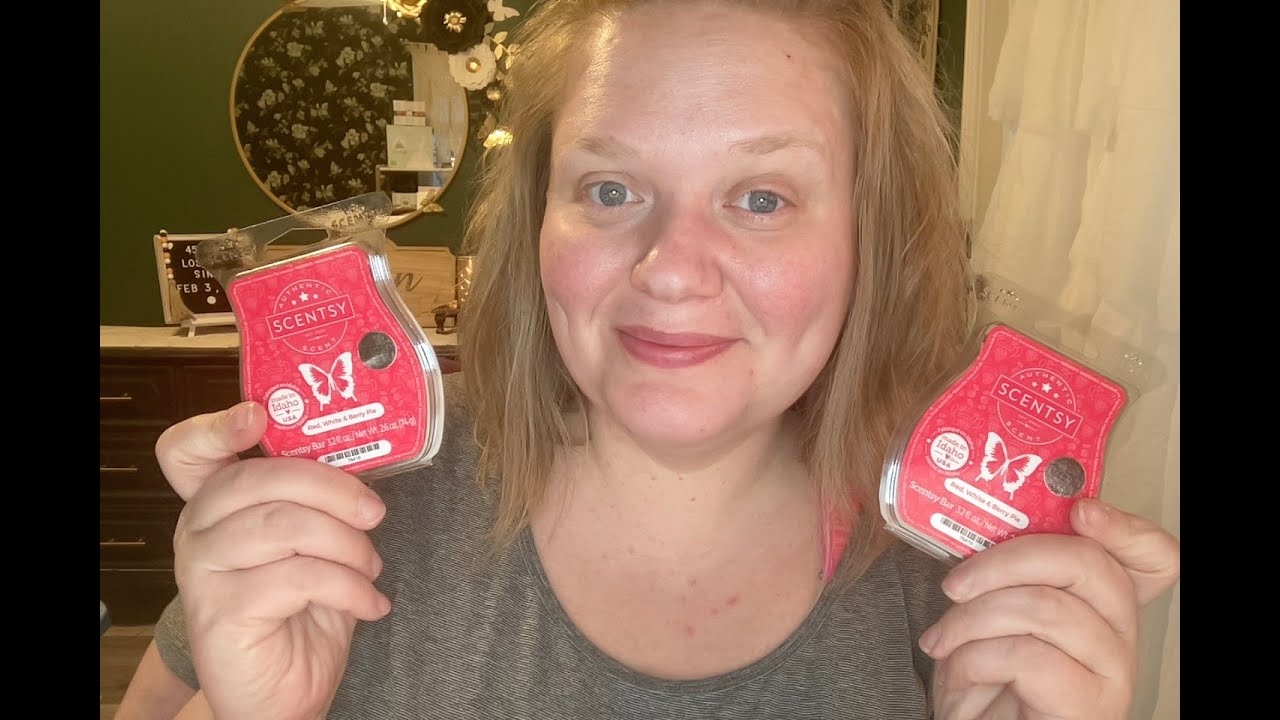 Scentsy June 2022 Scent of the Month Red, White & Berry Pie!
