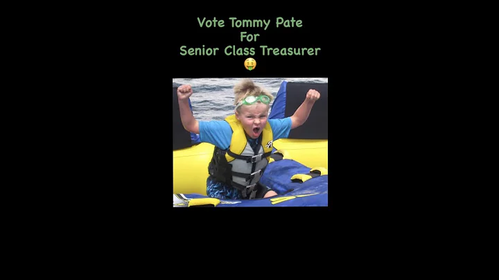 Tommy Pate for Class of 2022 Treasurer