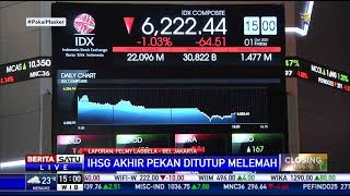 IHSG Jumat (1/10) Petang Ditutup di Zona Merah, Melemah 1,03 Persen