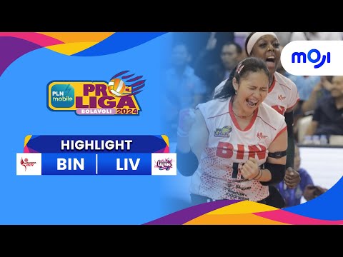 видео: BIN VS Livin' Mandiri 3-1 | Highlight PLN Mobile Proliga 2024