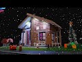 Build a Christmas house from 500 mini bricks - DIY Christmas gifts -House with chimneyl#christmas