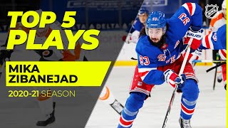 Top 5 Mika Zibanejad Plays from the 2021 NHL Season