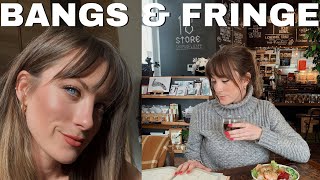 everything I wish I knew before getting BANGS | FRINGE | how to style