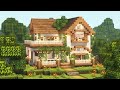 [Minecraft] 🌿✨ Aesthetic House Tutorial / Cottagecore / Mizuno's 16 Craft Resource Pack