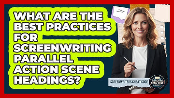What Are The Best Practices For Screenwriting Parallel Action Scene Headings?