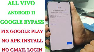 All VIVO (Vivo S1)Android 11 FRP/Google Lock Bypass Without PC 2021 FIXED Google Play Service | VIVO